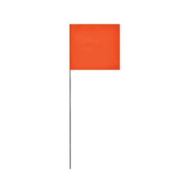 Orange Marker Flag - 30in - Pack of 100