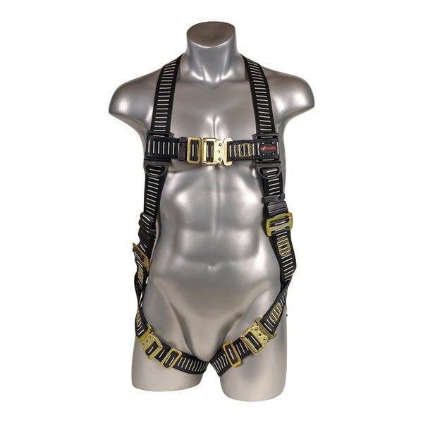 Kapture 5 Point Elite Full Body Harness - Dorsal D-Ring - Pull Thru Legs - All Sizes