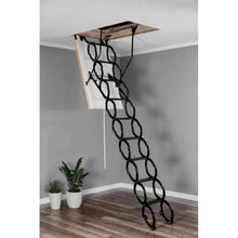 Load image into Gallery viewer, Stairluxe - Scissor Insulated Attic Ladder - 31.5in x 23.5in (Long)
