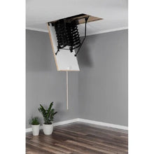 Load image into Gallery viewer, Stairluxe - Scissor Insulated Attic Ladder - 31.5in x 23.5in (Long)
