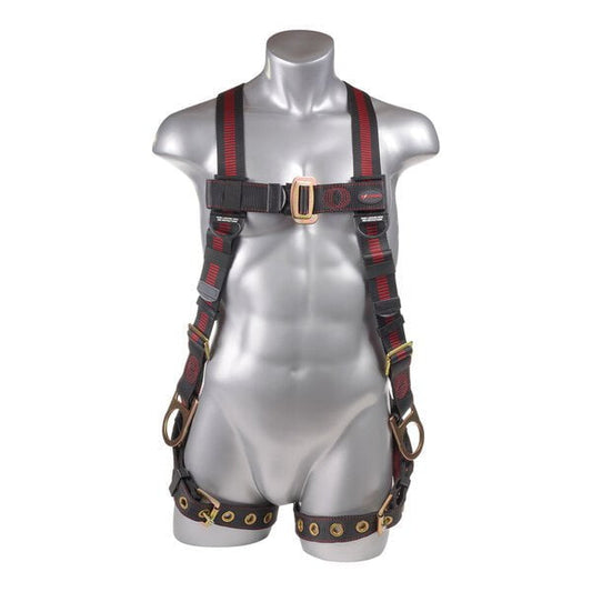 Kapture 5 Point Elite Full Body Harness - 3 D-Rings - Tongue Buckle Legs
