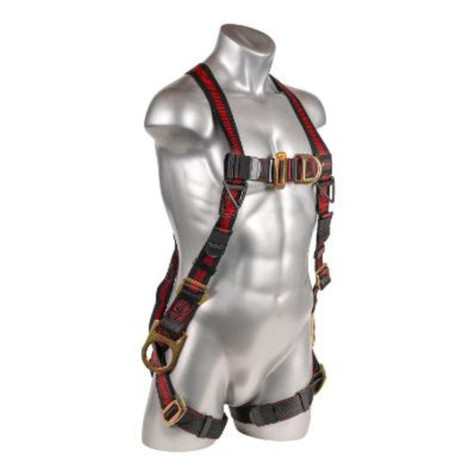 Kapture 5 Point Elite Full Body Harness - 4 D-Rings - Pull Thru Legs - All Sizes