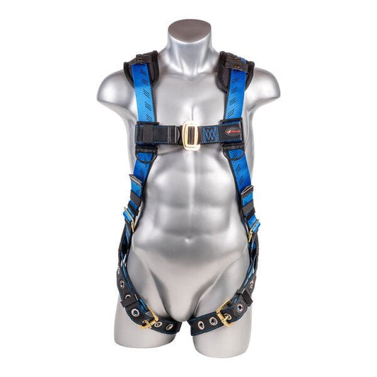 Kapture 5 Point Essential+ Full Body Harness - Dorsal D-Ring - Tongue Buckle Legs - Shoulder Pads - All Sizes