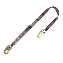 Load image into Gallery viewer, Shock Absorbing Lanyard - Clear Shock Pack - 2 Snap Hooks - All Sizes
