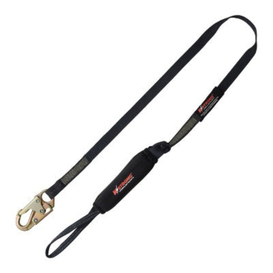 Shock Absorbing Lanyard- Shock Pack - Arc Flash Rated - 1 Snap Hook - 1 Loop - 6ft
