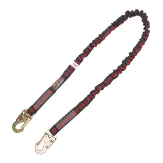 Shock Absorbing Lanyard - Internal Design - 2 Snap Hooks - 6ft