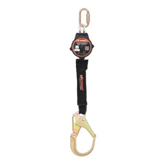 Micron Arc Flash Self Retracting Lifeline - Steel Rebar Hook - 6ft