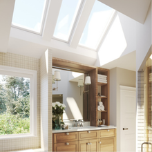 Load image into Gallery viewer, VELUX Fixed Curb Mount Skylight With Solar Operated Blind

