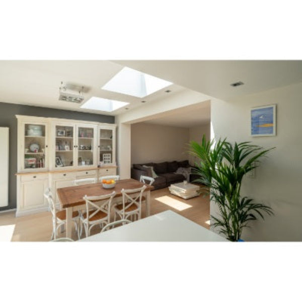 VELUX Commercial Acrylic Clear Double Dome Curb Mount Skylight