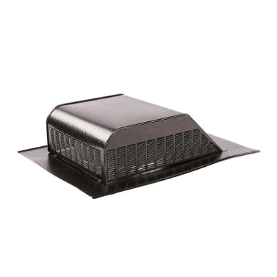 Master Flow Roof Louver Aluminum SSB960A - Slant-Back With Filter (Pack of 6)