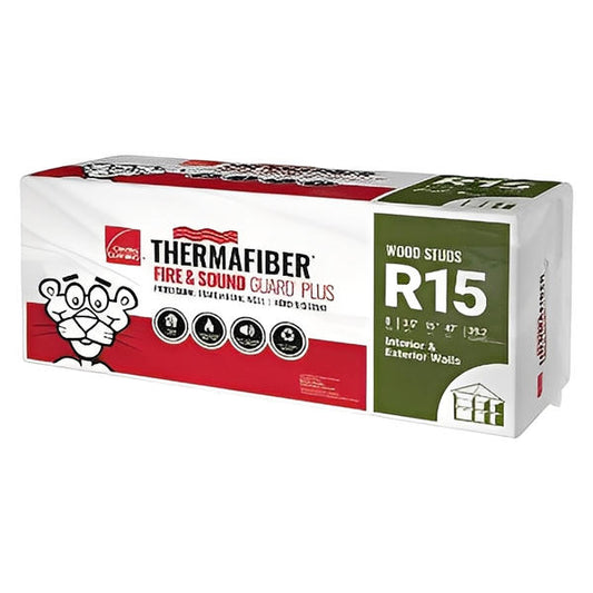 Owens Corning R15 Thermafiber Fire and Sound Guard Plus - All Sizes