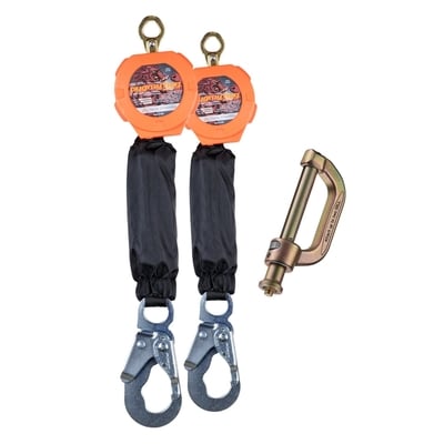 Dual Pygmy Hog SRLs Steel Snap Hook with Connector Kit - All Sizes
