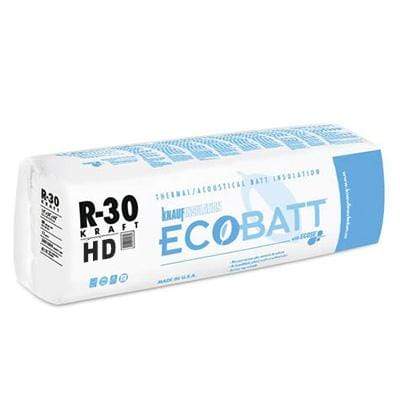 Knauf Ecobatt R-30 HD Kraft Faced Fiberglass Insulation Batts 
