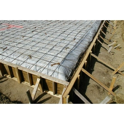 12' x 25' Rolled Insulated Poly Tarp Cell Foam Concrete Blanket R 2.5 Value
