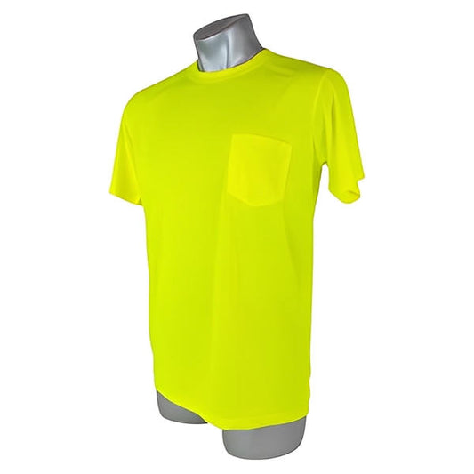 High Visibility Yellow Safety Short Sleeve Shirt - All Sizes