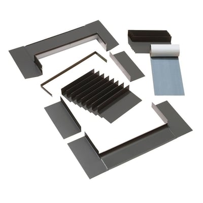 Aluminium Flashing Kit for deck mount shingle roof skylight