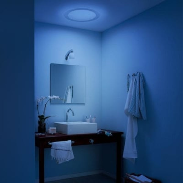 Rigid Sun Tunnel with Acrylic Dome, Pitched Metal Flashing and Solar Night Light