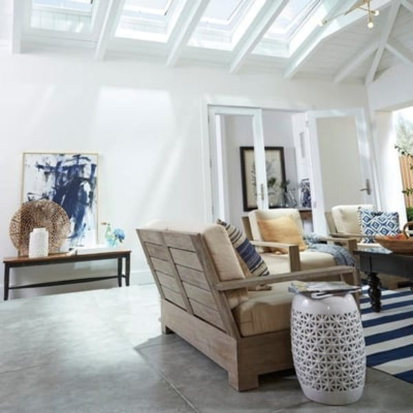 VELUX Solar Powered Venting Deck Mount Skylight with Laminated Low-E3 Glass