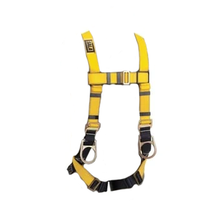 Load image into Gallery viewer, Construction Style Positioning Harness, Back D-ring, Pass-thru Buckle Leg Straps
