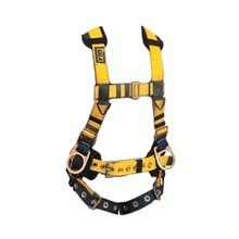 Load image into Gallery viewer, Delta Iron Worker&#39;s Harness with Tongue Buckle Leg Straps, Back&amp;Side D-Rings - All Sizes
