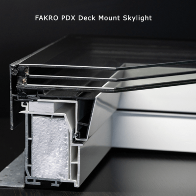 PDX G53 Fixed Deck-Mounted Triple Glazed Thermo Skylight - All Sizes