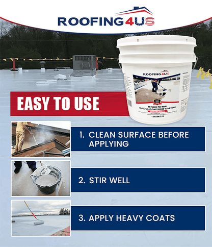 All Purpose Flex Repair 100% Silicone Roof Sealant - 1 Gallon