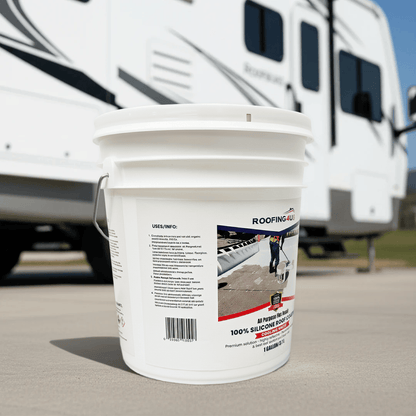 All Purpose Flex Repair 100% Silicone Roof Sealant - 1 Gallon