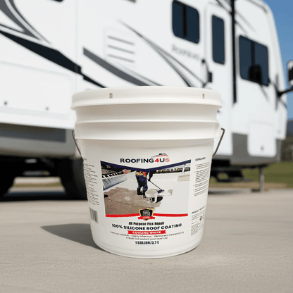 All Purpose Flex Repair 100% Silicone Roof Sealant - 1 Gallon