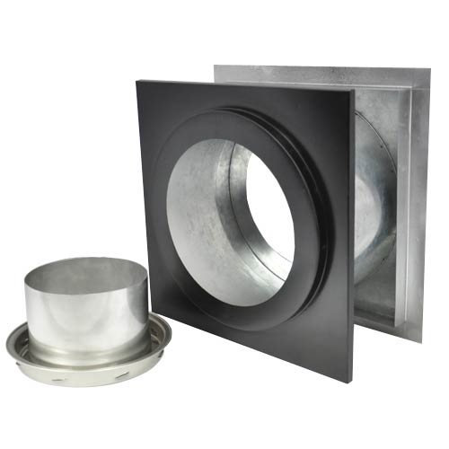6-Inch Wall Thimble Kit with Finishing Collar (Through-Wall)