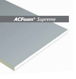 Atlas ACFoam Supreme Foil Faced 2 Sides 4ft x 8ft Polyiso Roof Insulation Board - All Sizes 1 in x 4ft x 8ft (1536 Sq Ft)