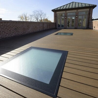 DXW Walkable Flat Roof Skylight - Triple Glazed - All Sizes