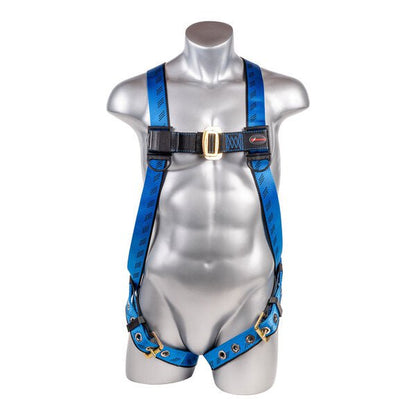 Kapture 3 Point Essential Full Body Harness - Dorsal D-Ring with 18" Ext O-Ring - Tongue Buckle Legs