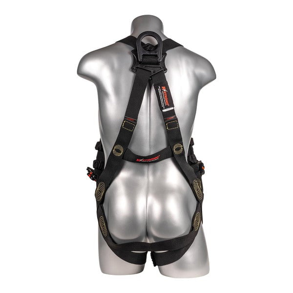Kapture 5 Point Element Full Body Harness - Arc Flash Rated - 2 D-Rings - Mating Buckle Chest & Legs - All Sizes