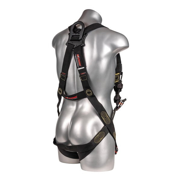 Kapture 5 Point Element Full Body Harness - Arc Flash Rated - 2 D-Rings - Mating Buckle Chest & Legs - All Sizes