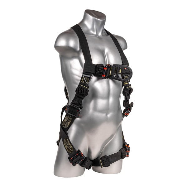 Kapture 5 Point Element Full Body Harness - Arc Flash Rated - 2 D-Rings - Mating Buckle Chest & Legs - All Sizes