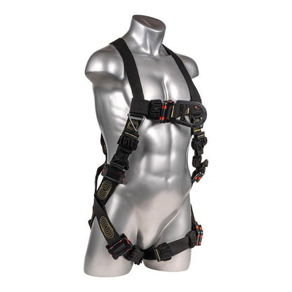 Kapture 5 Point Element Full Body Harness - Arc Flash Rated - 2 D-Rings - Mating Buckle Chest & Legs - All Sizes