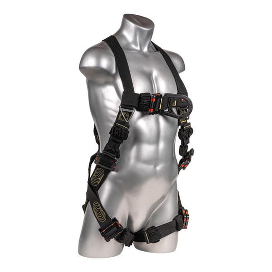 Kapture 5 Point Element Full Body Harness - Arc Flash Rated - 2 D-Rings - Mating Buckle Chest & Legs - All Sizes