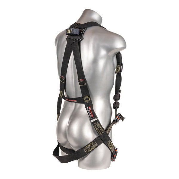 Kapture 5 Point Element Full Body Harness - Arc Flash Rated - 2 Web Loops - Mating Buckle Chest & Legs - All Sizes