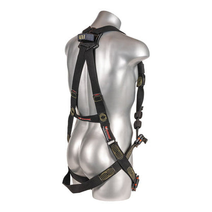 Kapture 5 Point Element Full Body Harness - Arc Flash Rated - 2 Web Loops - Mating Buckle Chest & Legs - All Sizes