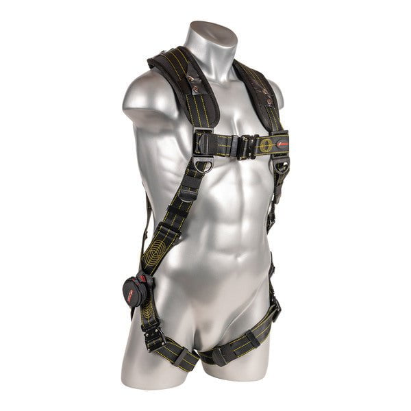 Kapture 5 Point Element Full Body Harness - Dorsal D-Ring - QC Chest & Legs - Shoulder Pads - Revolta Oil & Water Rep Webbing