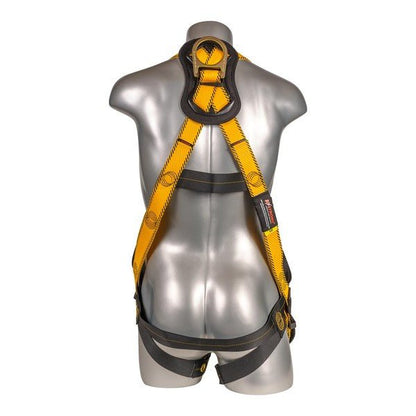 Kapture 5 Point Element Full Body Harness - Oil & Gas Derrick Series - 3 D-Rings - Tongue Buckle Legs - All Sizes