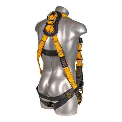 Kapture 5 Point Element Full Body Harness - Oil & Gas Derrick Series - 3 D-Rings - Tongue Buckle Legs - All Sizes