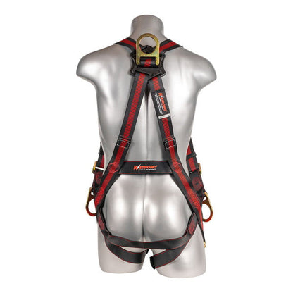 Kapture 5 Point Elite Full Body Harness - 4 D-Rings - Pull Thru Legs - All Sizes