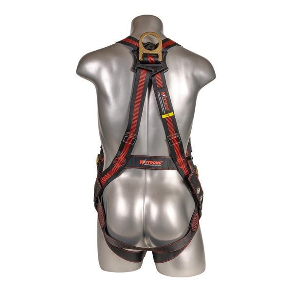 Kapture 5 Point Elite Full Body Harness - Dorsal D-Ring - QC Chest - Tongue Buckle Legs