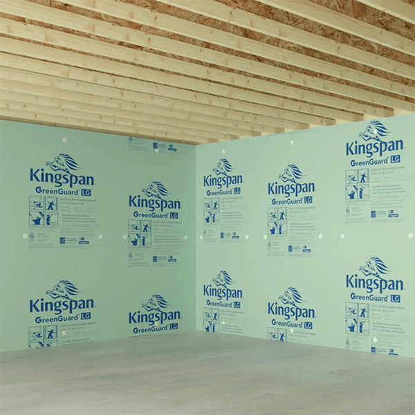 Kingspan GreenGuard GG25-LG XPS 4ft x 8ft Insulation Board - All Sizes