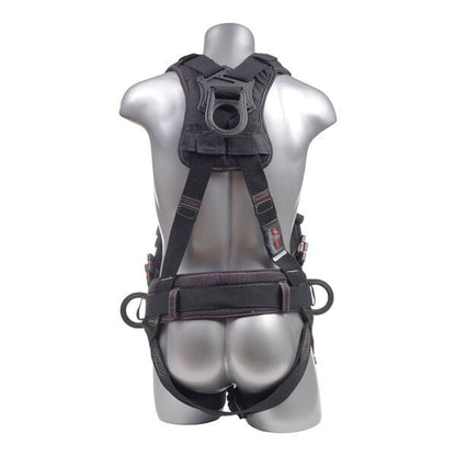 Kapture 5 Point Element Full Body Harness - Arc Flash Rated - 3 D-Rings - Mating Buckle Chest & Legs - Shoulder Pads & Waist Belt