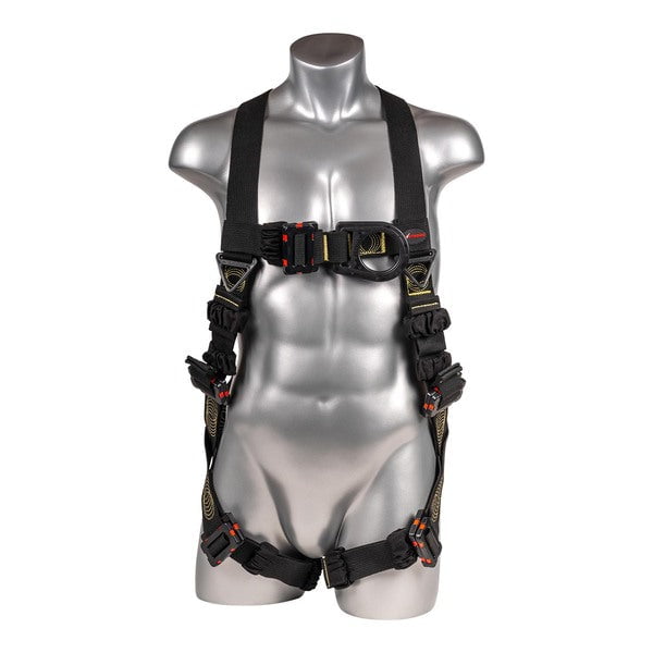 Kapture 5 Point Element Full Body Harness - Arc Flash Rated - 2 D-Rings - Mating Buckle Chest & Legs - All Sizes