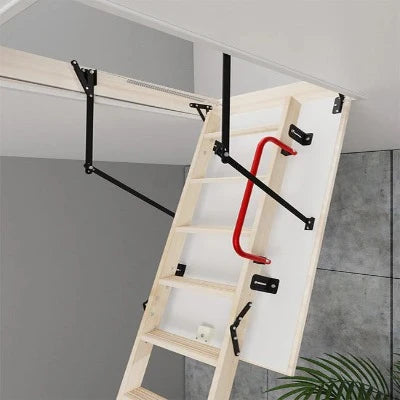 Stairluxe - Wooden Insulated Ladder - Up to 10ft 8in - 47in x 21.5in