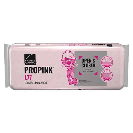 Owens Corning PROPINK  L77 PINK Fiberglas Unbonded Loosefill Insulation Shop By Product Brand