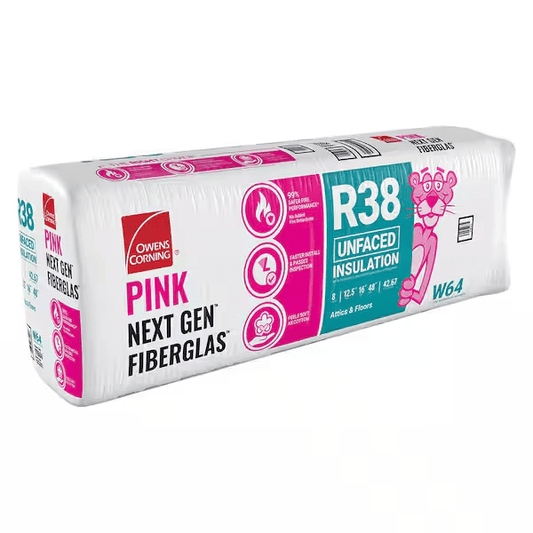 Owens Corning R-38 Unfaced Fiberglass Insulation Batts